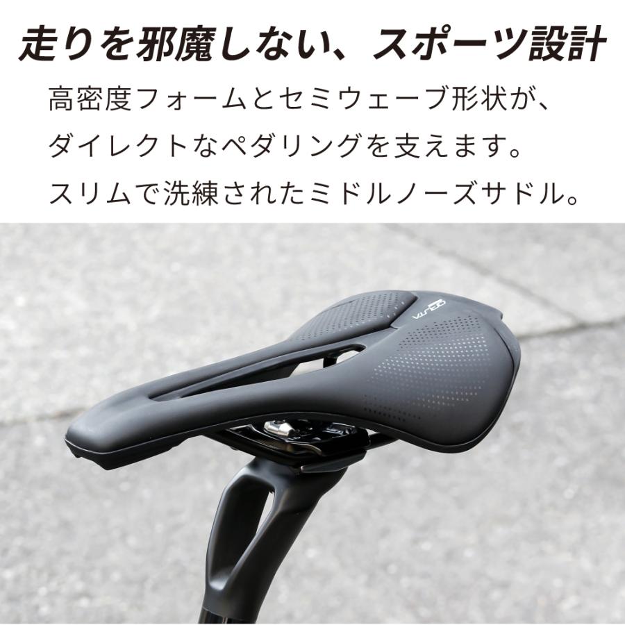 GORIX サドル 自転車 軽量 穴あき ロードバイク クロスバイク 標準幅