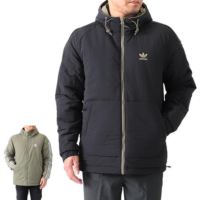 adidas アディダスオリジナルス 3ストライプ リバーシブル フード付き