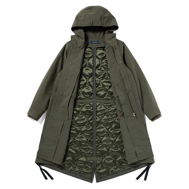 Fred Perry フレッドペリー ミックスパネル モッズパーカー F6325