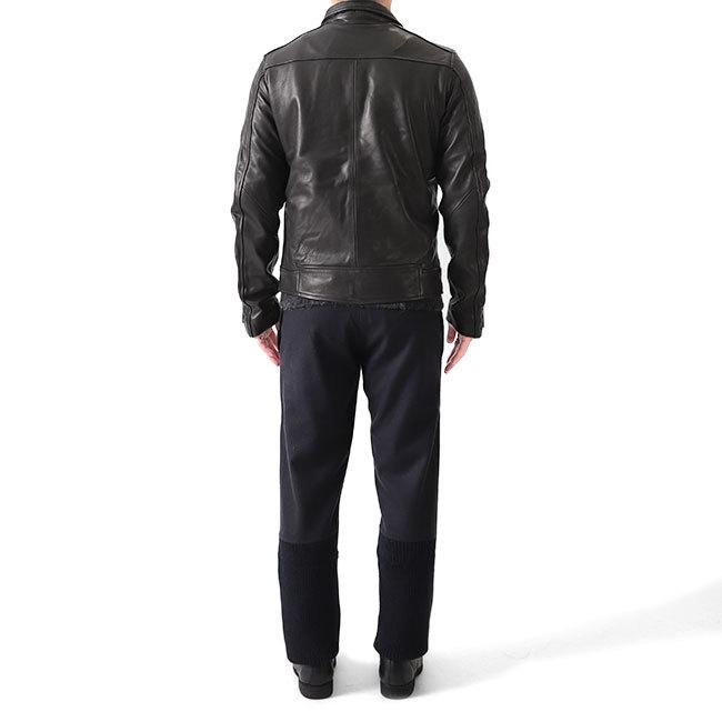 GIORGIO BRATO ジョルジオブラット ラムレザー ダブルライダース