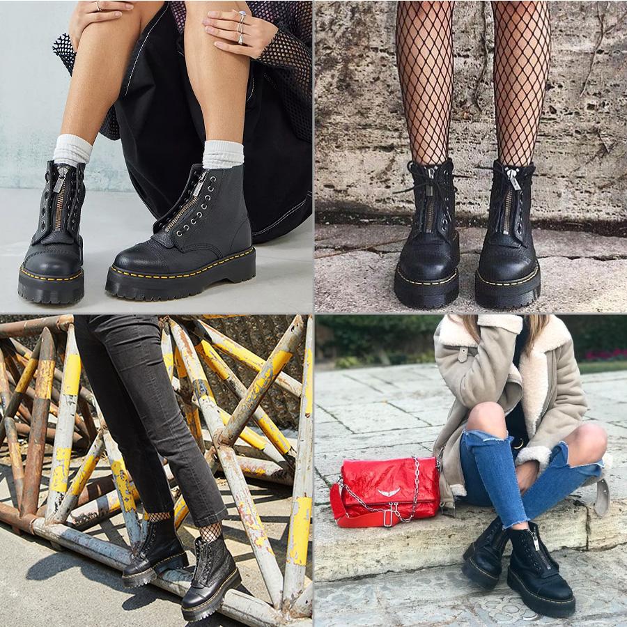 Dr.Martens（ドクターマーチン） 厚底 ブーツ レディース シンクレア