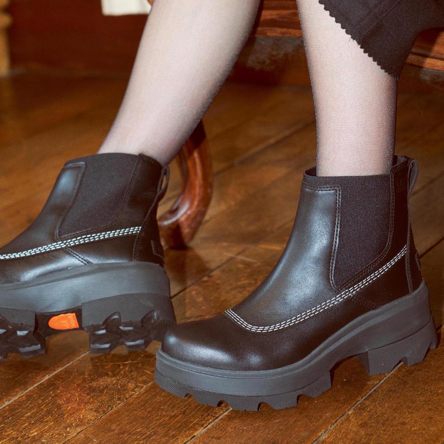 SOREL（ソレル） ジョアンフォーワード チェルシー ブーツ 撥水加工