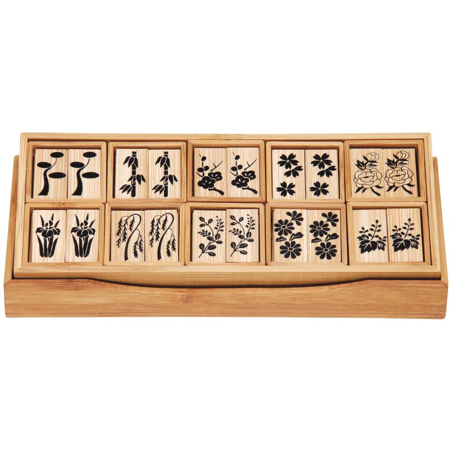 竹憲(Chikken) 十種香札 白 サイズ:縦17.3x横7.8x高さ2.5cm 白竹 上