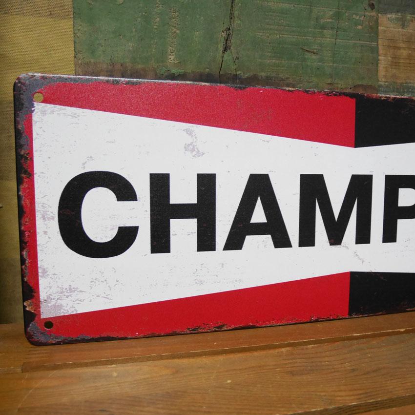 Champion（チャンピオン） アメリカンサインボード インテリア メタル