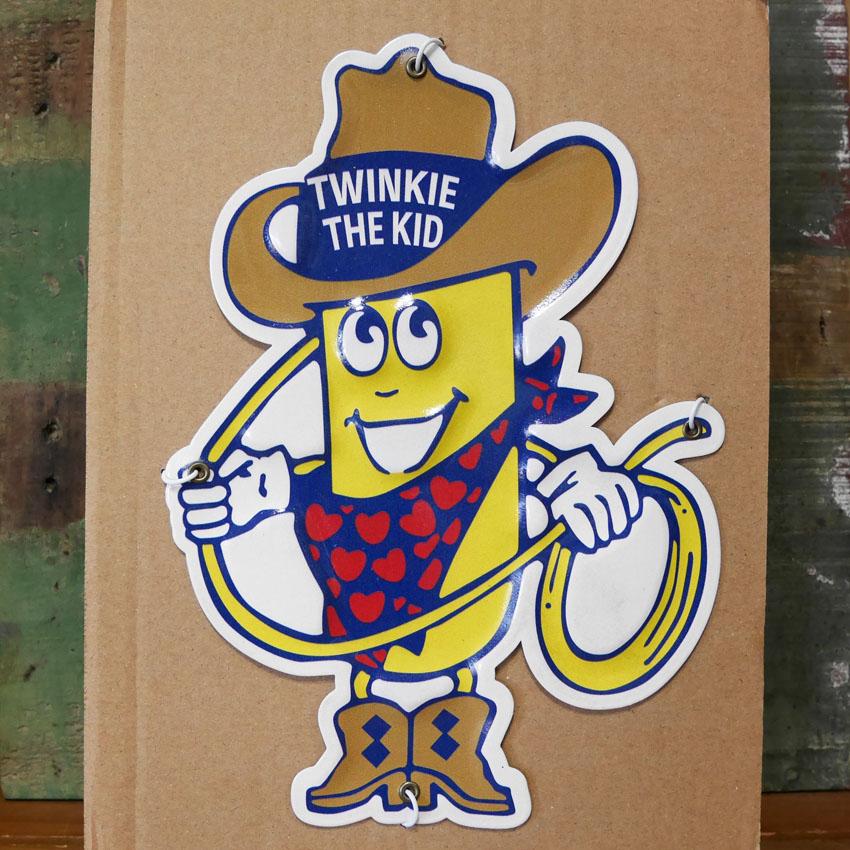 エンボスメタルサインプレート COWBOY MINI EMBOSS METAL SIGN TWINKIE