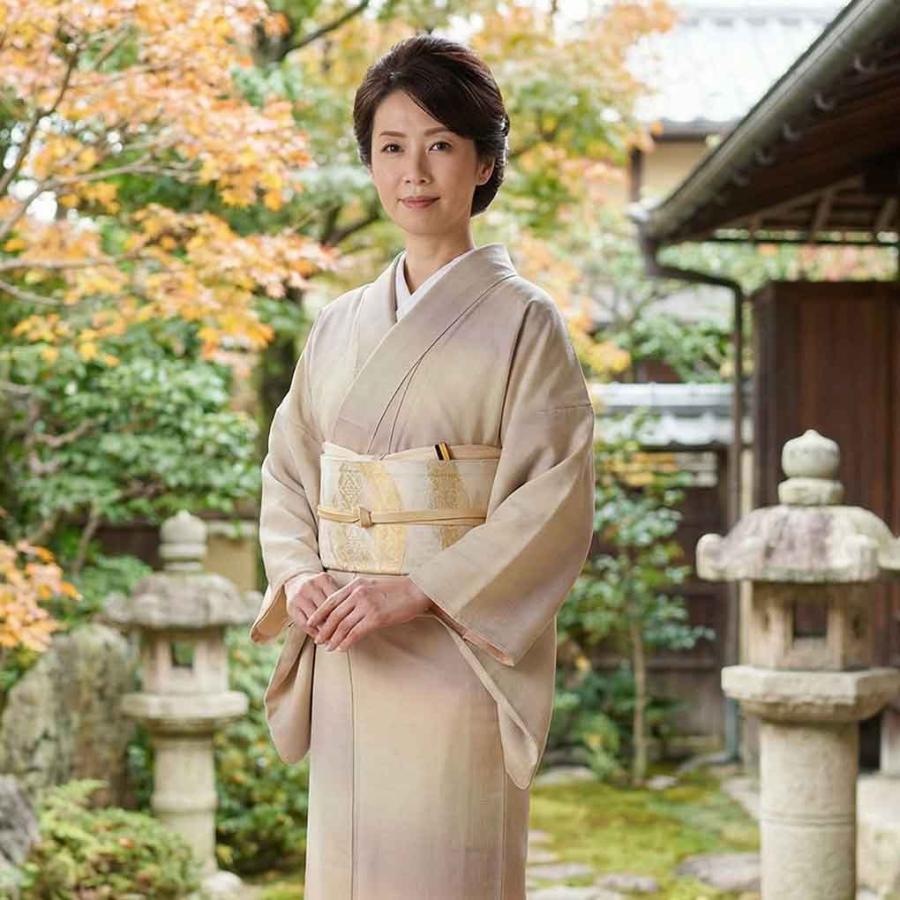 紬 身丈166cm 裄69cm レディース 袷 横段柄 裄長 裄L-LLサイズ 秋冬春