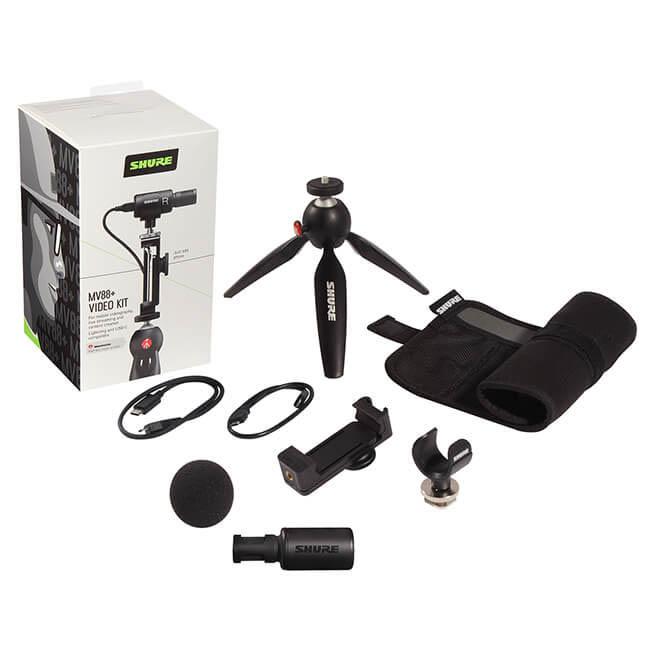 SHURE MV88+DIG-VIDKIT ステレオコンデンサーマイク〈シュアー