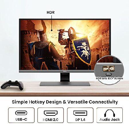 Benq EW3270U 32インチ4K HDRモニター| freesync | USB-C接続|統合
