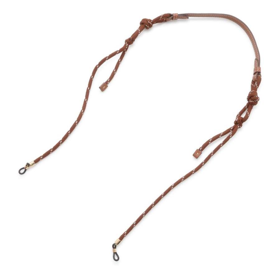 ミュウミュウ グラスコード キャンバス レザー Miu メガネアクセサリー