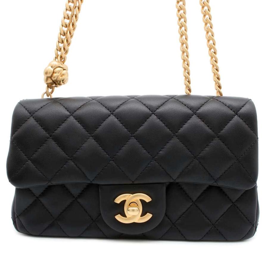 シャネル チェーンショルダーバッグ ミニ マトラッセ ココマーク