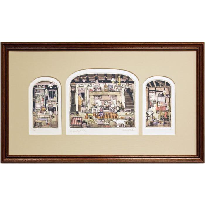 グラハム・クラーク 「 イングルヌーカー 」 銅版画 + 手彩色 版画