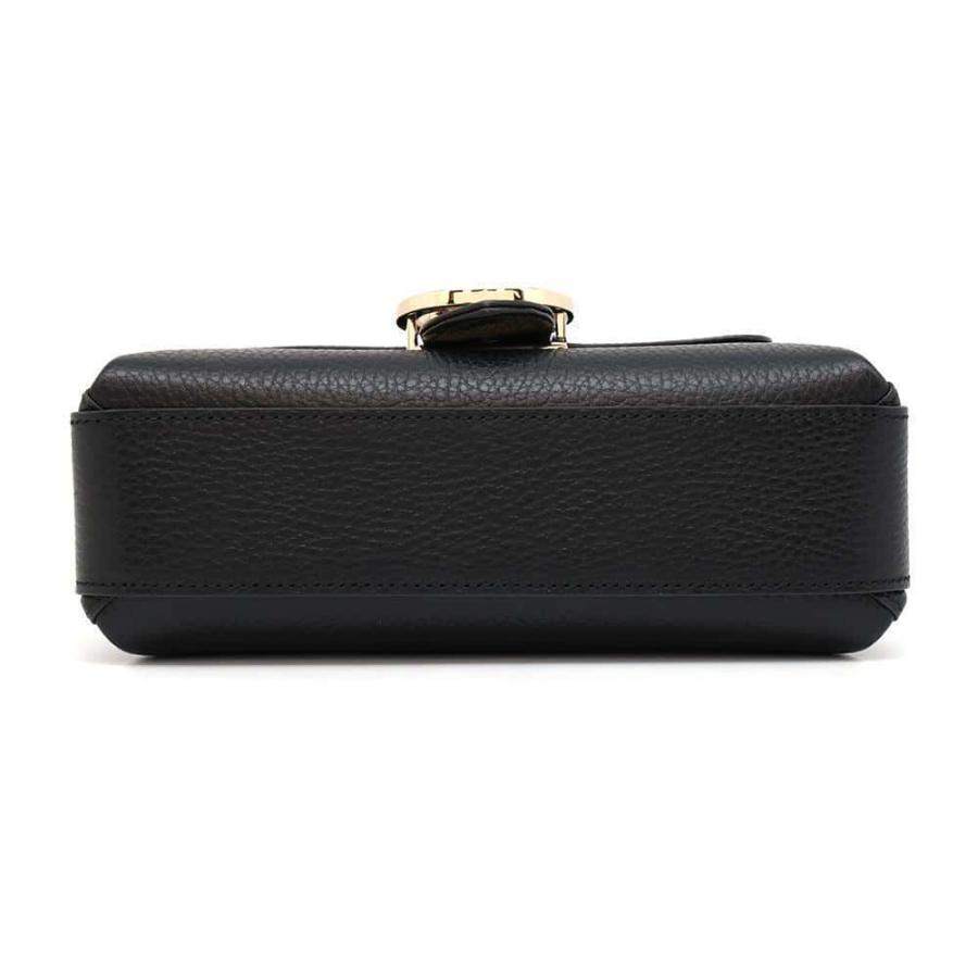 グッチ チェーンショルダーバッグ インターロッキングG レザー 607720