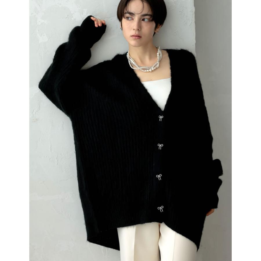 Re:EDIT（リエディ） カーディガン レディース トップス シャギー 起毛