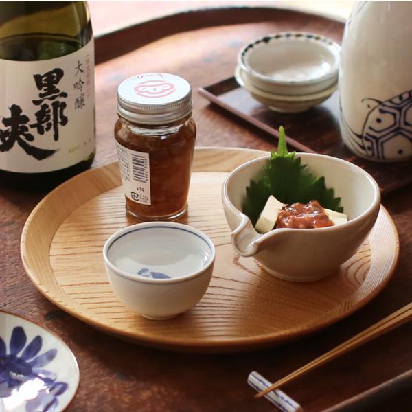 東屋 山茶盆 欅（ケヤキ） トレイ トレー 挽物 お盆 日本製