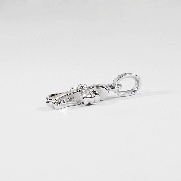 クロムハーツ クロス ベビーファット チャーム シルバー925天然パヴェ