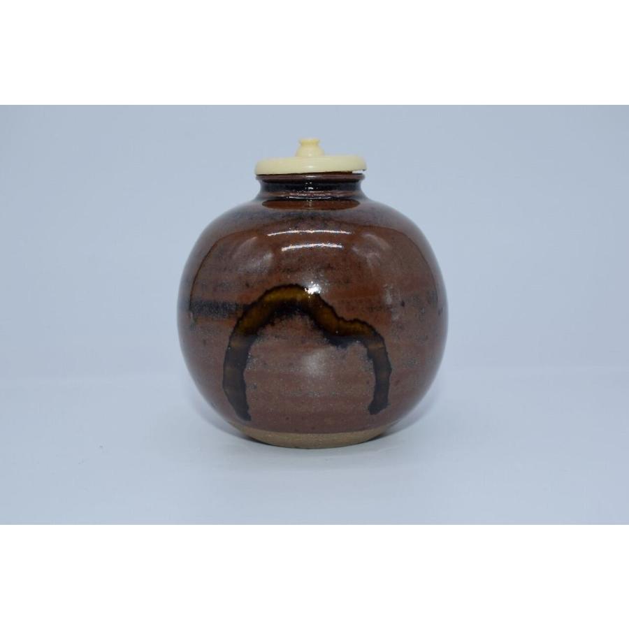 茶道具 中興名物 漢作 岩城文琳写 茶入 松本 鉄山 作 仕服 亡羊緞子 桐