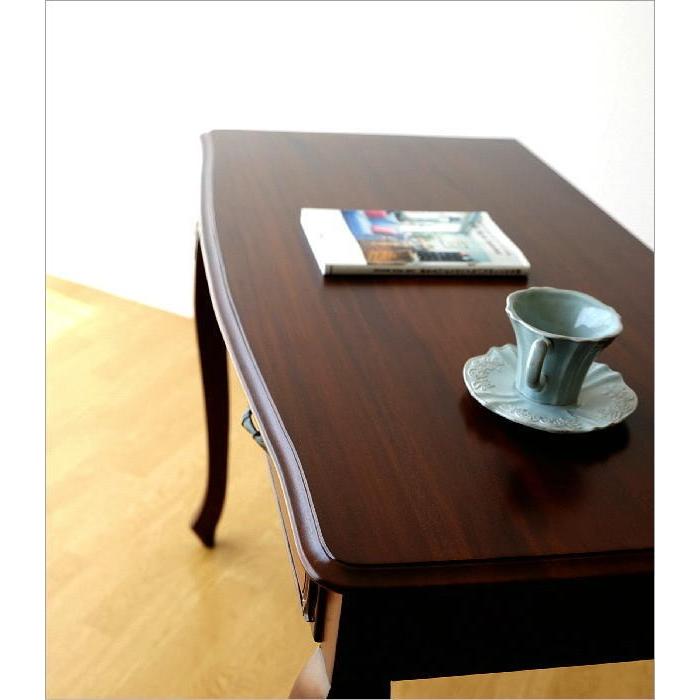 デスク 机 木製 パソコンデスク アンティーク おしゃれ ヨーロピアン