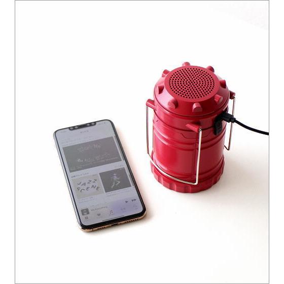 LEDランタン 電池式 スピーカー Bluetooth ブルートゥース ワイヤレス