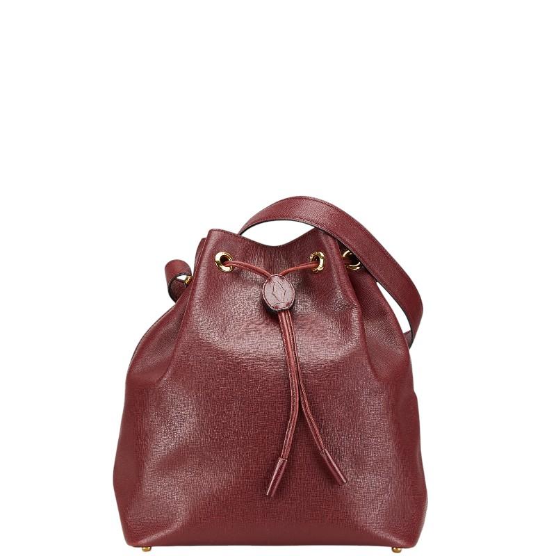 Cartier（カルティエ） マストライン 巾着型 斜め掛け ショルダー