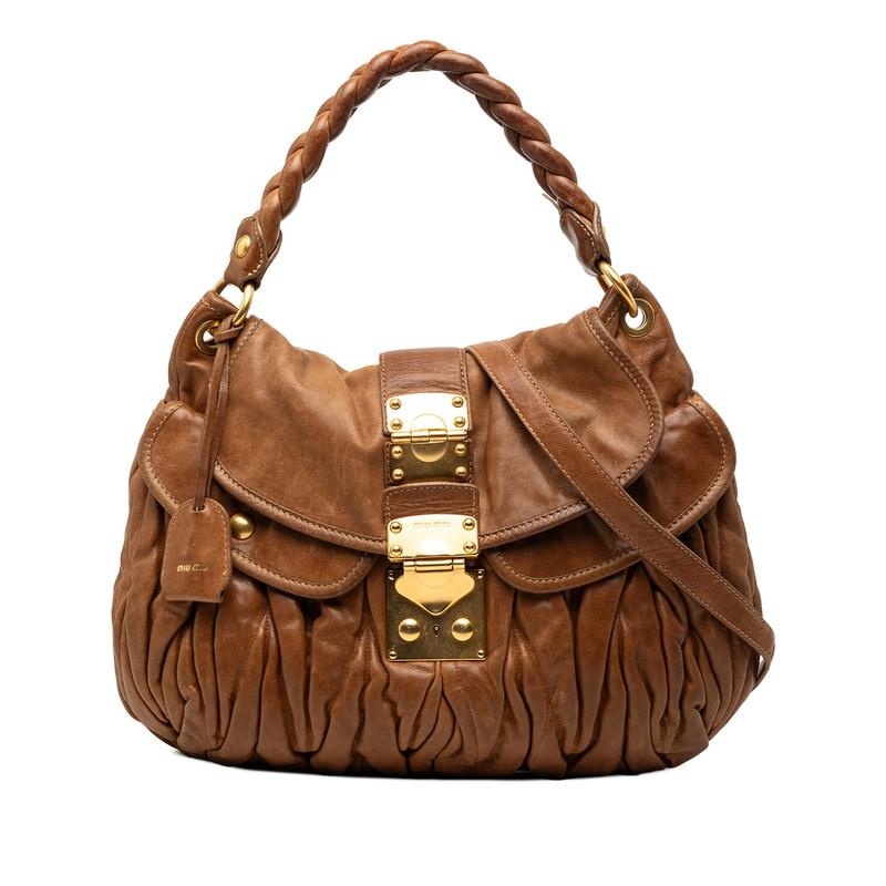 miu miu（ミュウミュウ） マテラッセ ハンドバッグ ショルダーバッグ