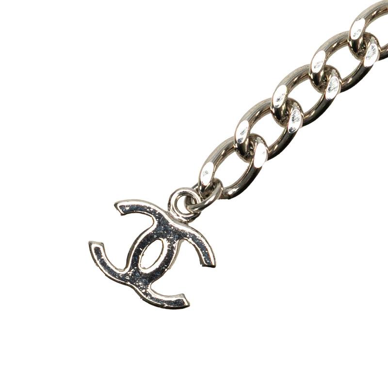 CHANEL（シャネル） ロゴ チェーン ベルト シルバー メタル レディース