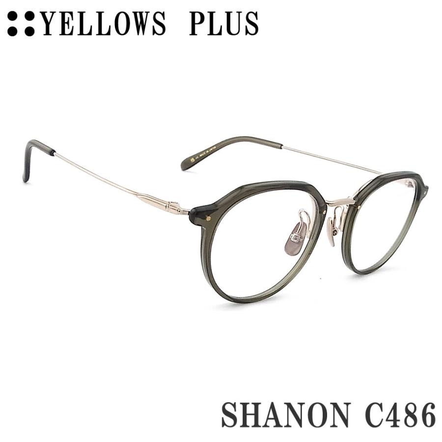 イエローズプラス YELLOWS PLUS メガネ SHANON C-486 眼鏡 クラシック