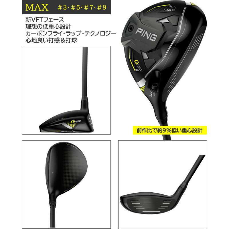 PING（ピン） 【在庫あり】 G430 フェアウェイウッド MAX SFT PING