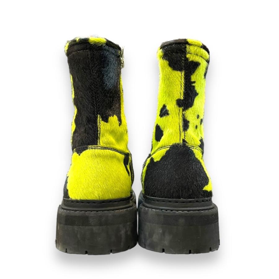 CAMPER EKI CrazyCow Green-Negro ブーツ EU41 ブラック イエロー