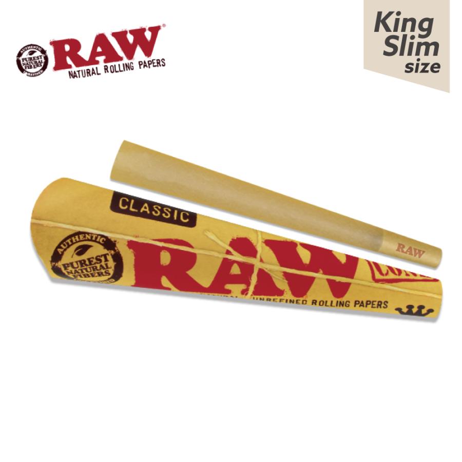 メール便可 RAW CLASSIC King Size CONE コーン プレロール ペーパー