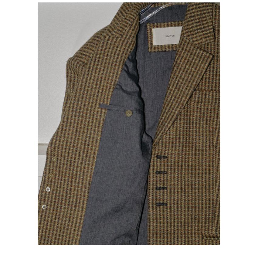 TODAYFUL トゥデイフル 2025prefall アウター Wool100% Check Jacket