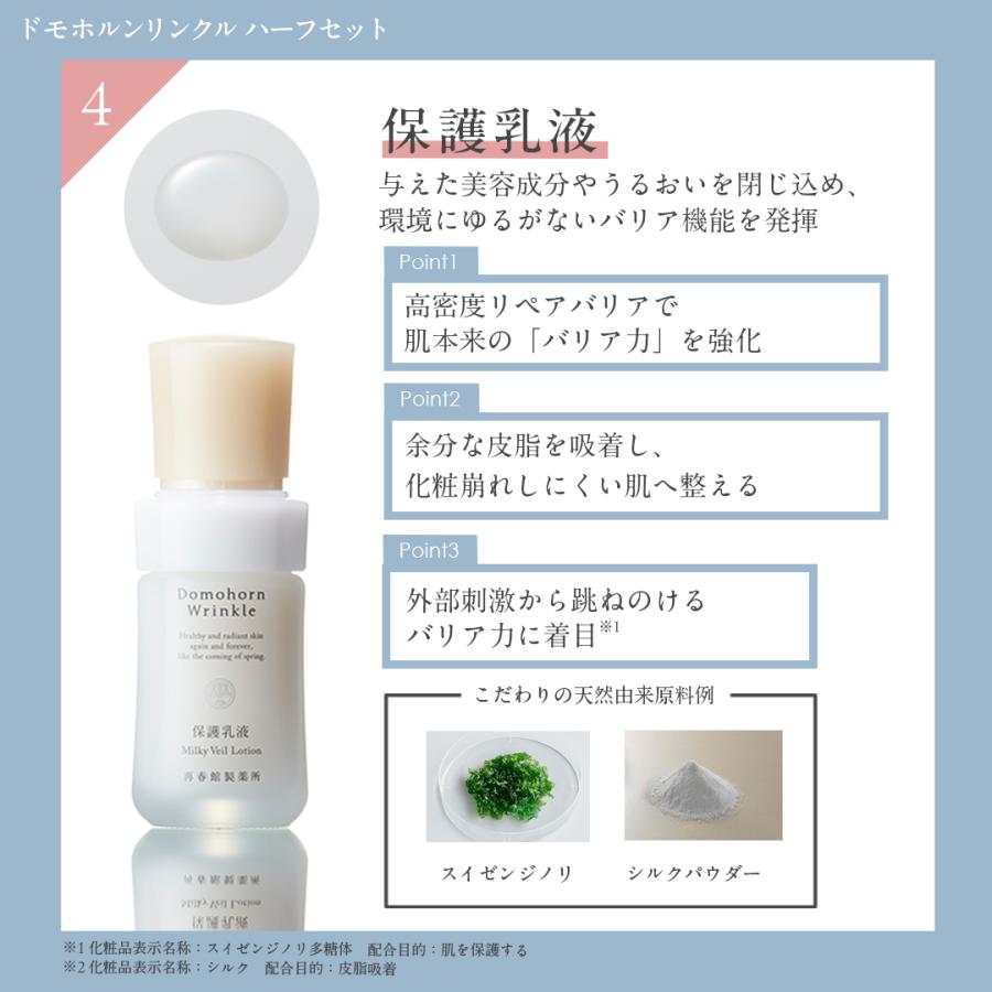 ドモホルンリンクル（Domohorn Wrinkle） 公式 基本4点ハーフセット 約