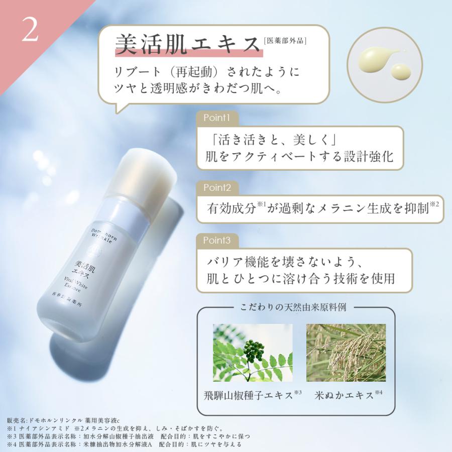 ドモホルンリンクル（Domohorn Wrinkle） 公式 基本4点セット 約2か月