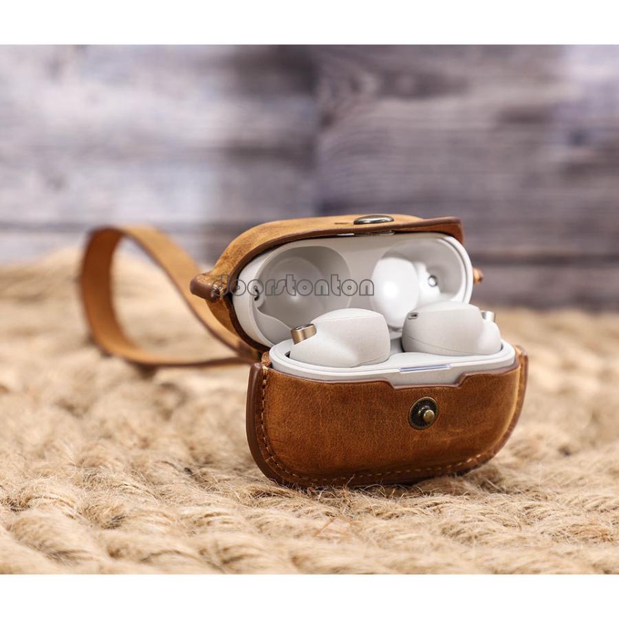 Sony WF-1000XM4 ケース ソニー そにー レザー カバー イヤホン