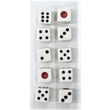 10mmサイコロ 10個 : 駄菓子屋本舗こばやしヤフー店 - 通販 - Yahoo