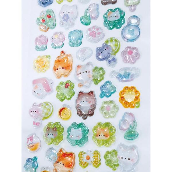 ボンボンドロップシール ねこねこボンボン 【正規品】 猫 ネコ 立体