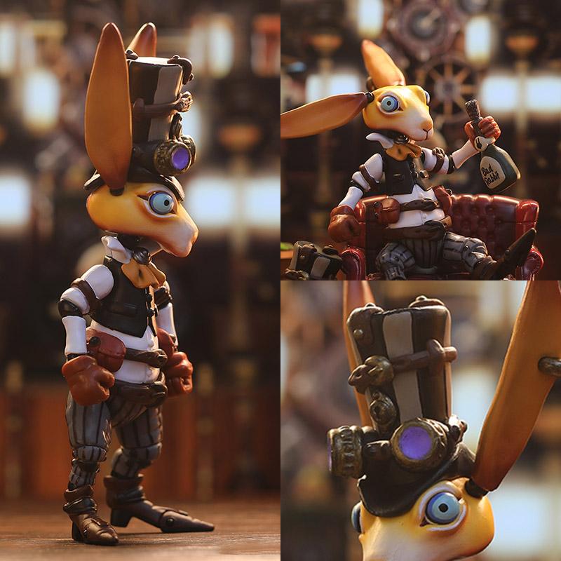 52TOYS 3.75'シリーズ FigLite Steampunk Rabbit 鎌田光司コラボ