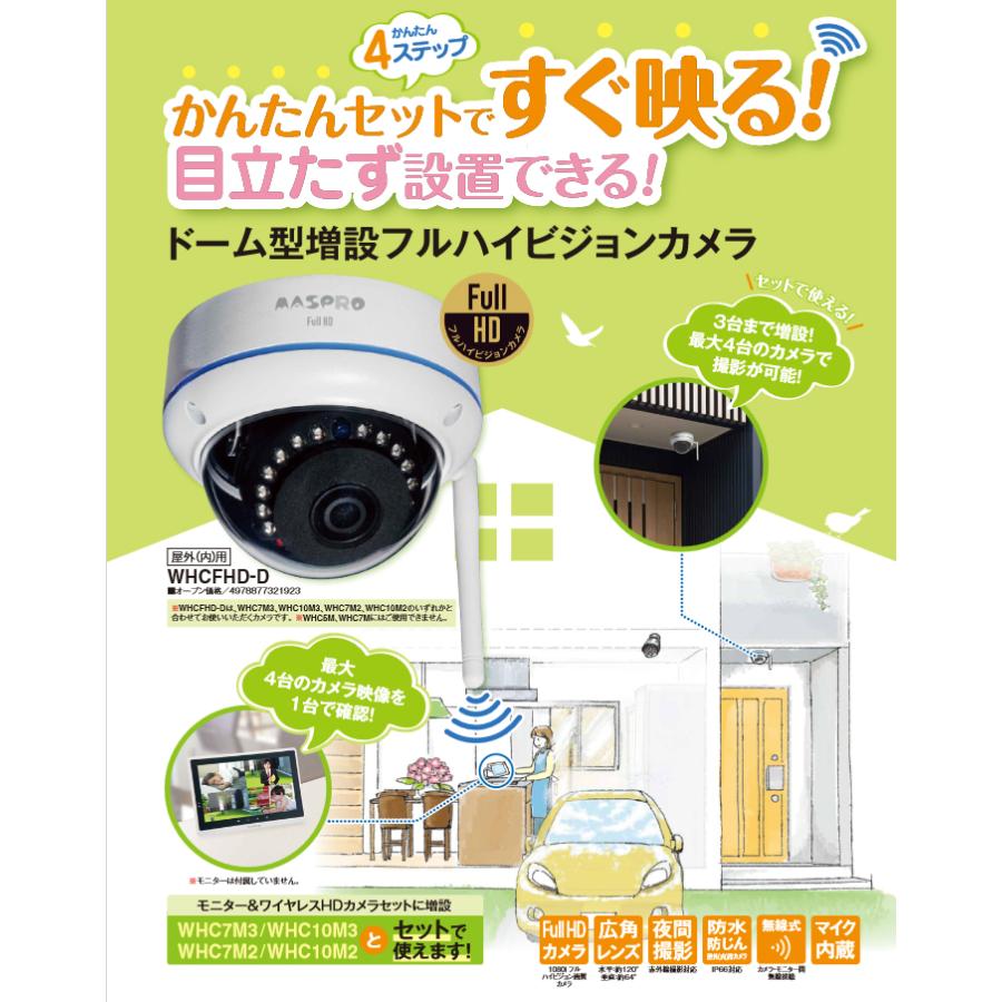 マスプロ（MASPRO） WHCFHD-D マスプロ電工 ネットワーク・防犯カメラ