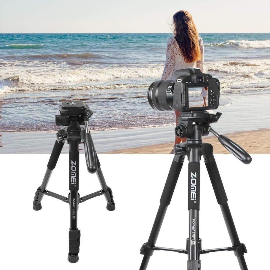 Zomei Q222 カメラ三脚 軽量 旅行 ポータブル Canon Nikon Sony DSLR