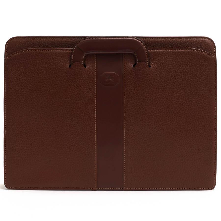 BURBERRY（バーバリー） ビジネスバッグ グレイン型押し牛革 裏地
