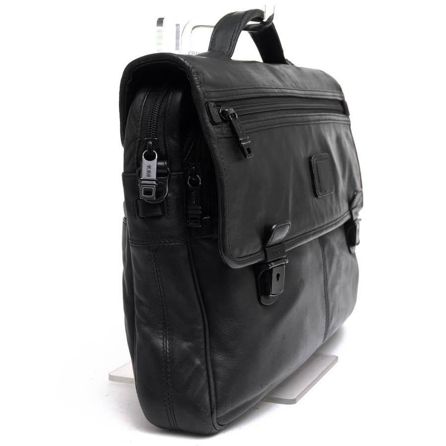 TUMI（トゥミ） ビジネスバッグ 96167DH Leather Slim Flap Brief