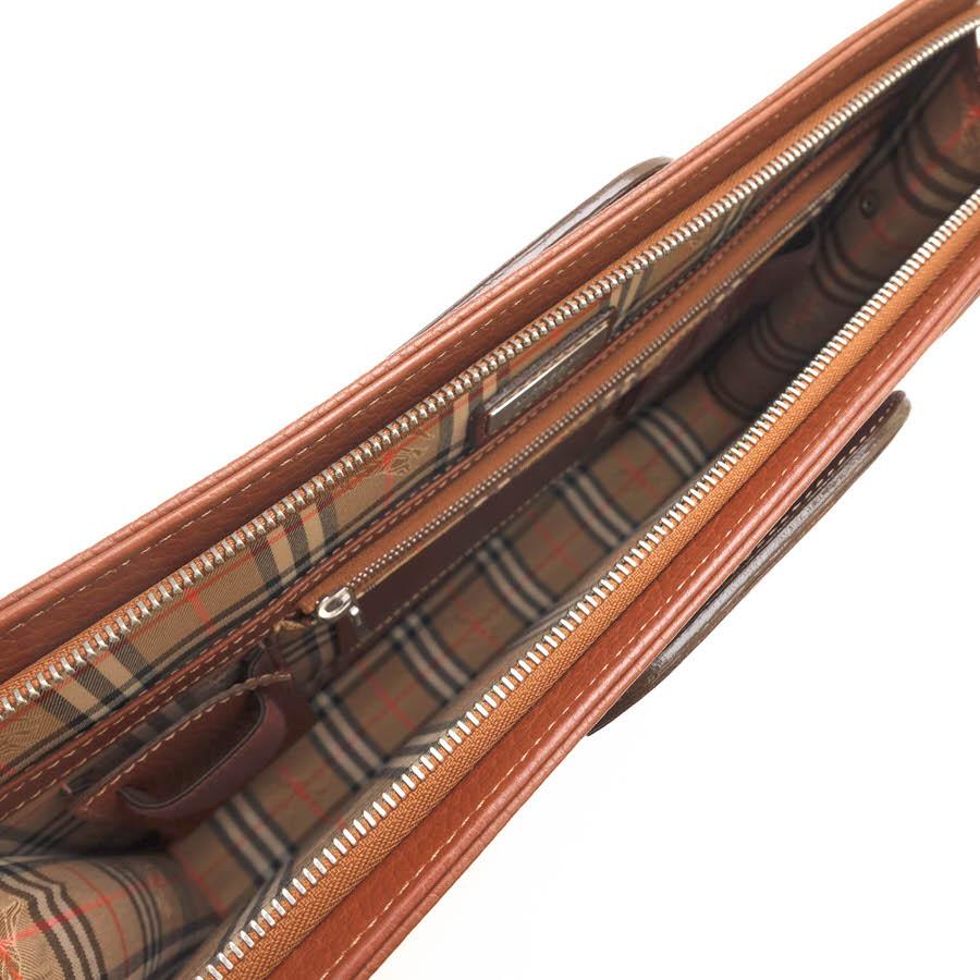 BURBERRY（バーバリー） ビジネスバッグ グレイン型押し牛革 裏地