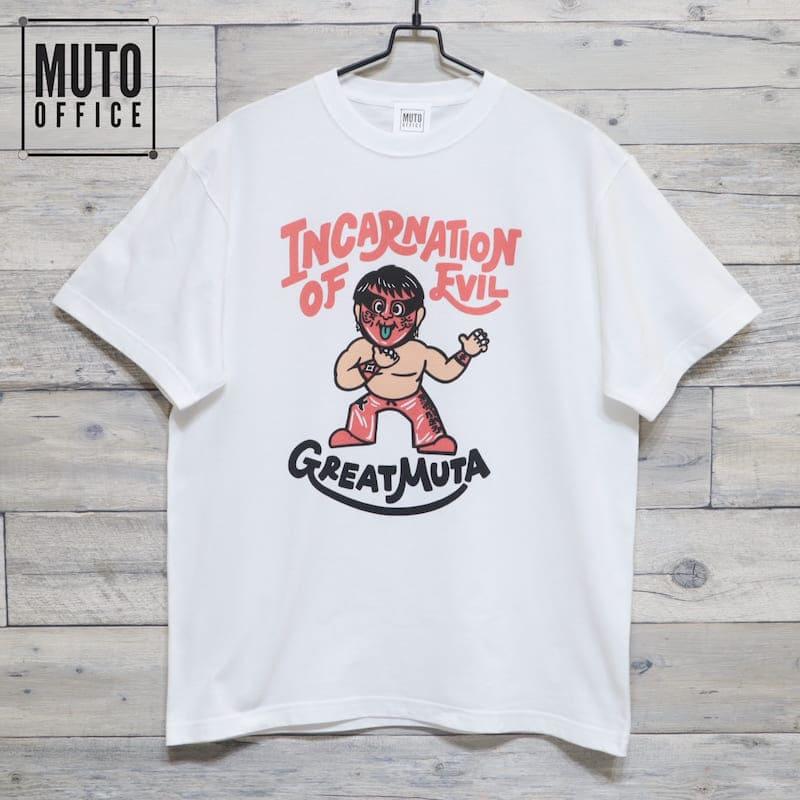 送料無料 正規品 メンズ グレート ムタ コラボ プロレス 半袖 Tシャツ