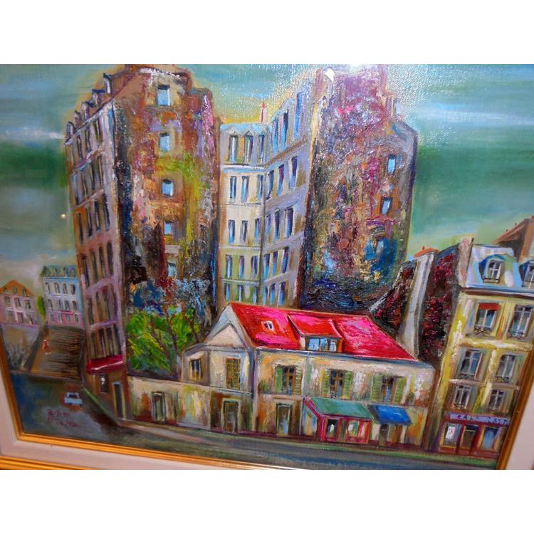 絵画 小澤勇寿郎 おざわゆうじゅろう 絵画 油絵 フランス風景絵画 油絵