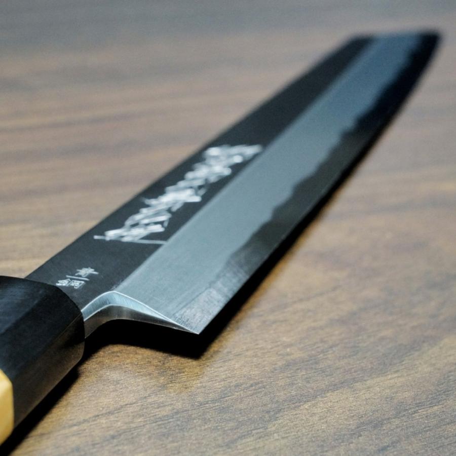 包丁 切付柳刃 正夫 270mm 郷右馬允義弘 青紙1号 青一鋼 青波打 鞘付