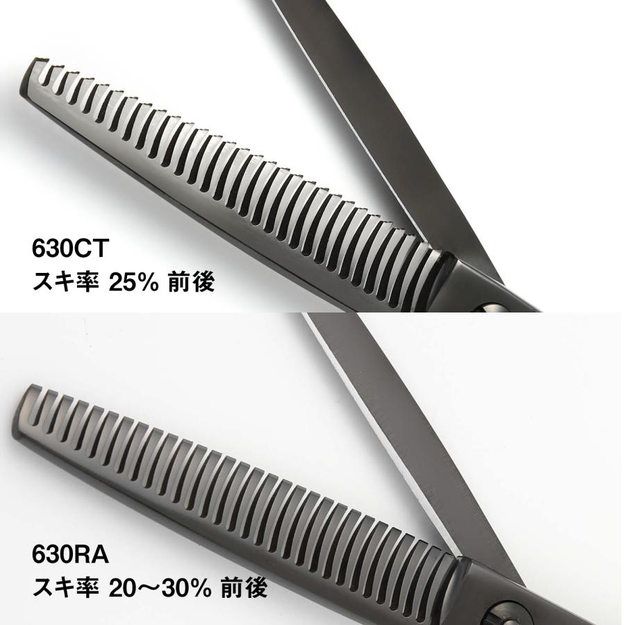 DEEDS プロ用 美容師 GTZ ブラックチタン シザー セニング セット（5.5