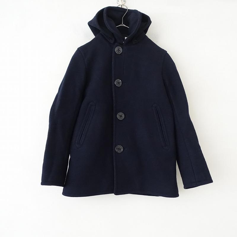 ORCIVAL（オーシバル） *フード付きメルトンシングルピーコート*0毛