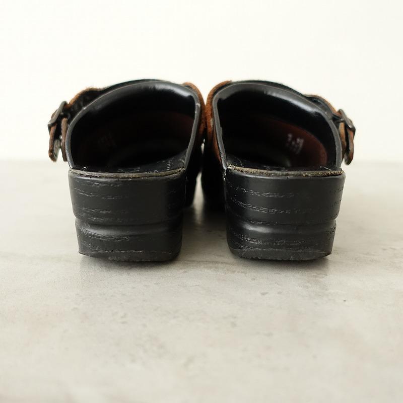 dansko（ダンスコ） *レザーサボサンダル 36/23*ブラウン皮革靴バック