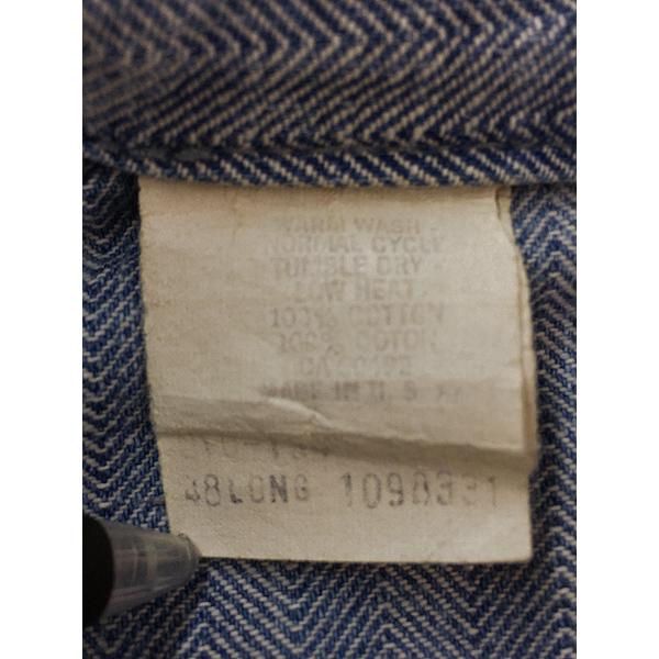 古着 60s USA製 Lee Union-Alls ヘリンボーン デニム ワーク
