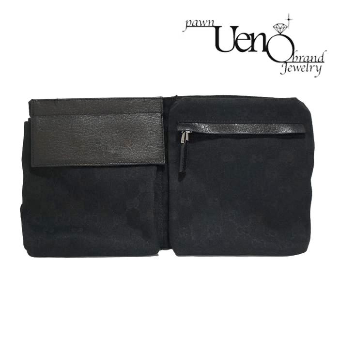 GGキャンバス 【質屋】送料無料！GUCCI グッチ ウエストポーチ 2WAY GG