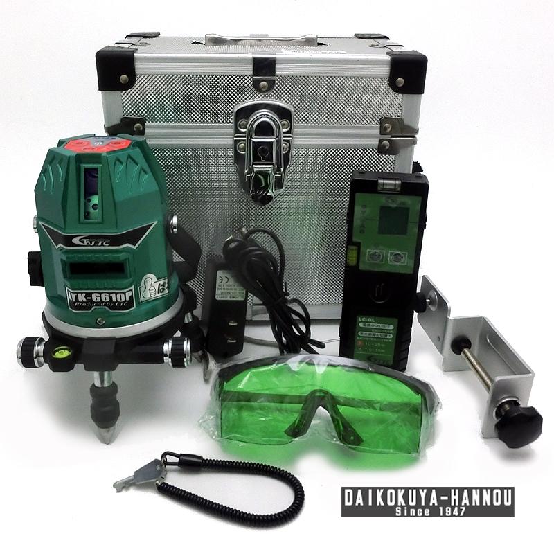 LTC テクノ販売 レーザー墨出し器 高輝度グリーン LTK-G610P /KH05755